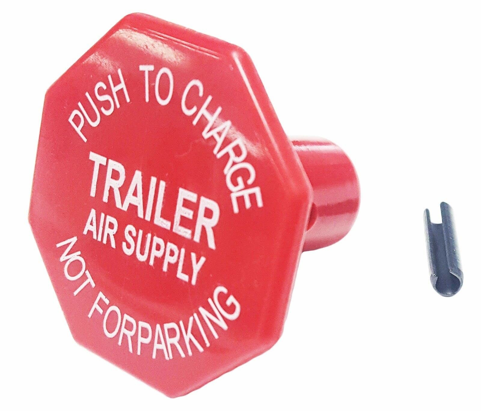 Red PP-7 Trailer Air Supply Push-Pull Knob Replace Midland KN20900 Bendix 290655