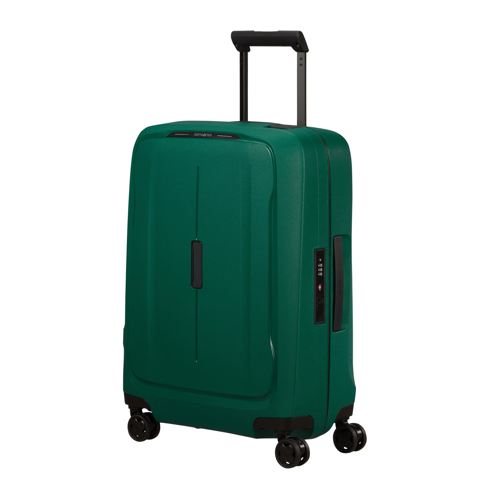 Samsonite Essens Ziperless Carry-on Luggage Suitcase Alpine Green - No Zipper