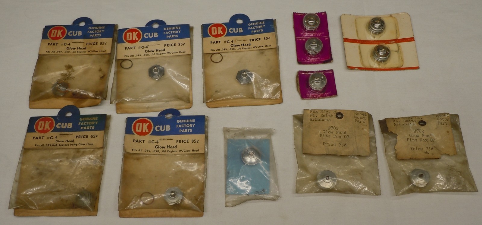 13 Vintage 049 Engine Replacement Glow Head OK CUB Tornado COX Hornet FOX
