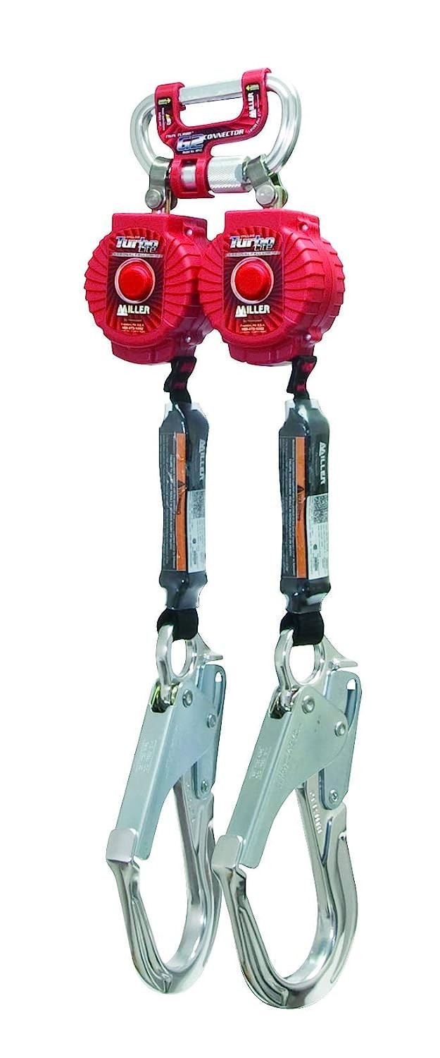 Miller MFLC-4-Z7 6' FT Twin Turbo Fall Protection SRL Self Retracting Lifeline