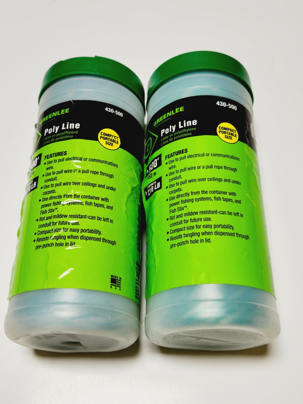 Greenlee Poly Line 500' 2pk