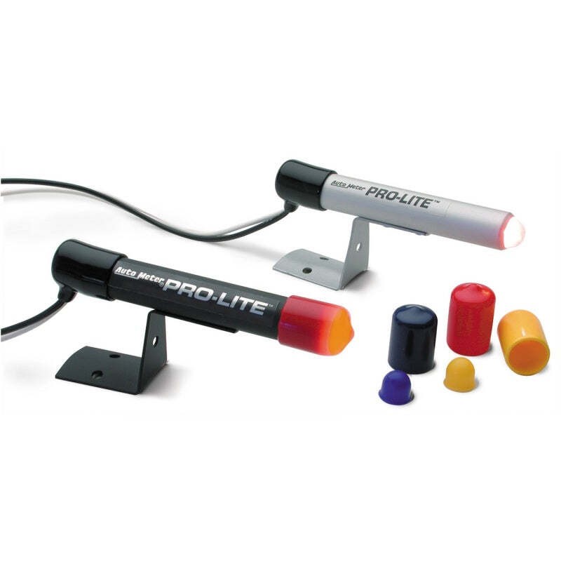 AutoMeter 3239 Mini Pro-Lite Warning Light(black case, red bulb and night cover)