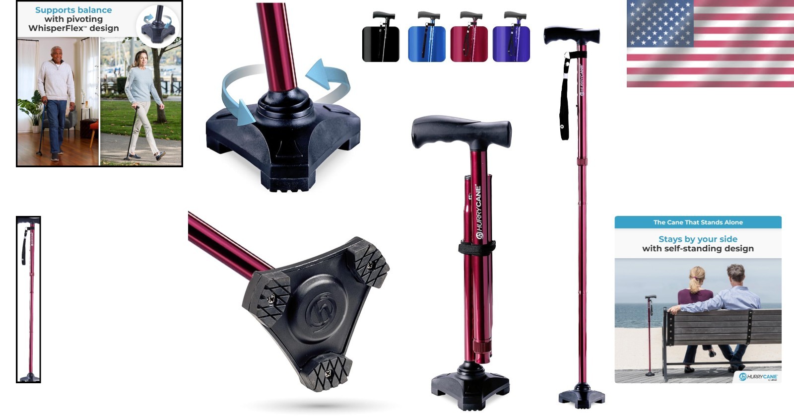 Adjustable Walking Cane for Improved Mobility