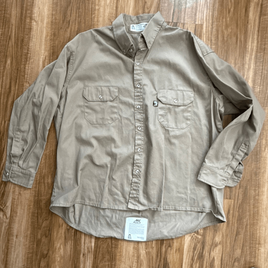 Steiner Arc Protech Welding Denim Button Down Size 2XL