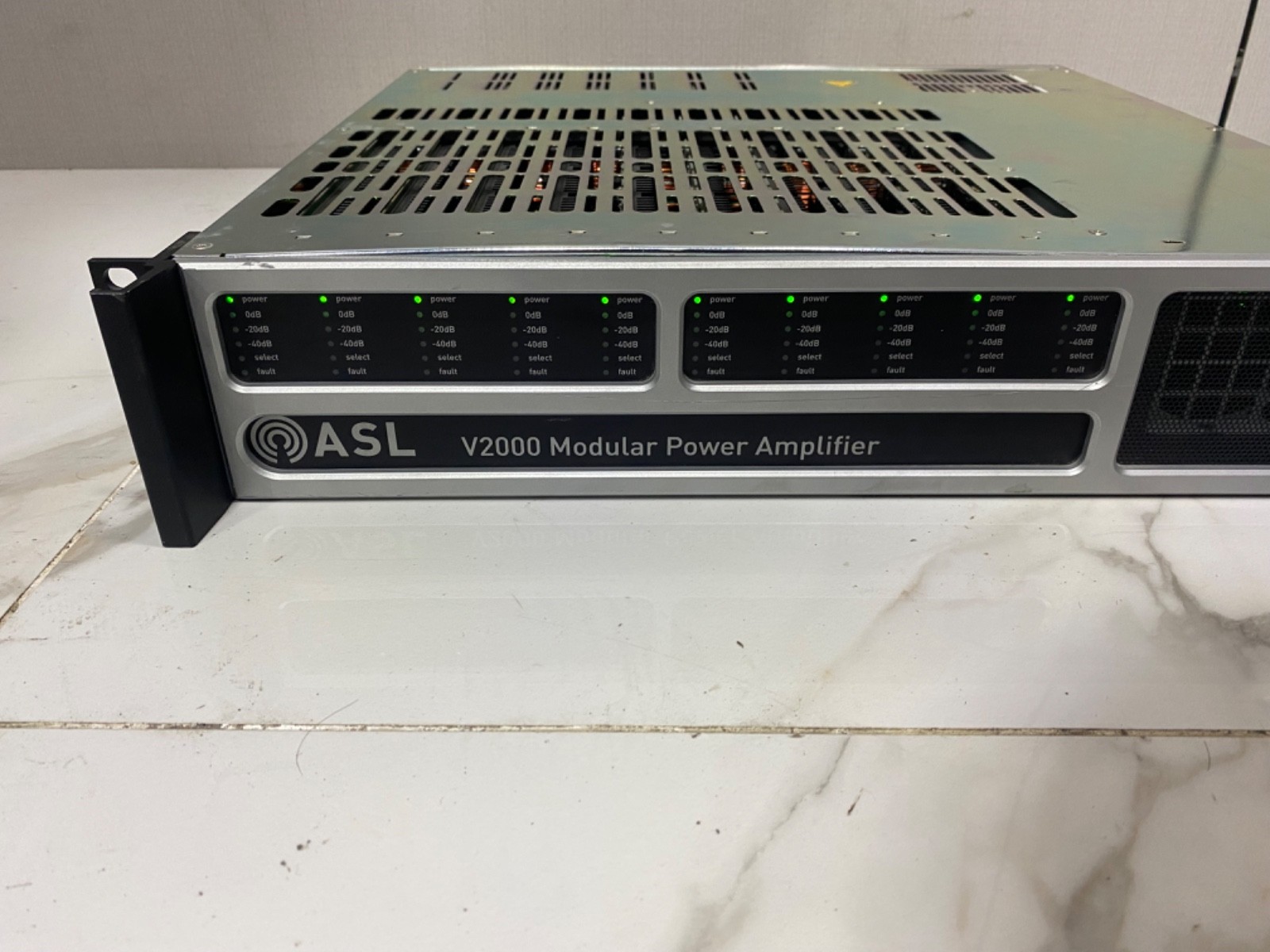 ASL V2000 Modular Power Amplifier with Different cards installed
