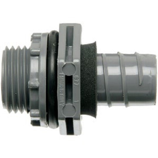 20-Carlon 1/2 In Straight Electrical Non-Metallic Liquid Tight Fitting LN43DACTN