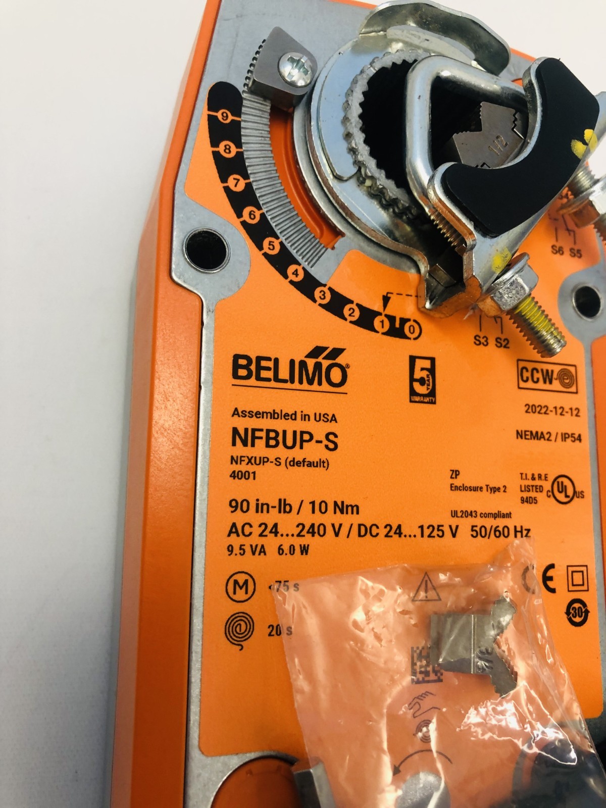 Belimo actuator NFBUP-S
