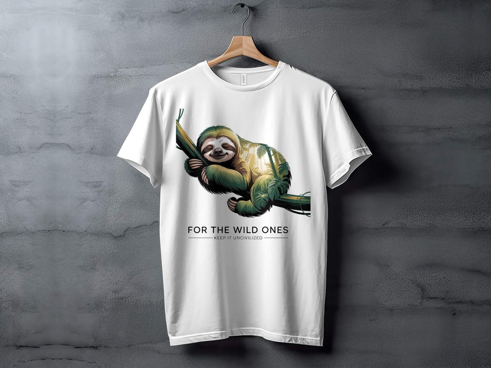 For the Wild Ones Sloth T-Shirt