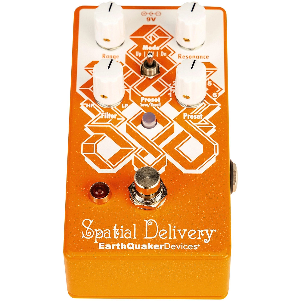 EarthQuaker Devices Spatial Delivery V3 Envelope Filter Pedal Orange and White