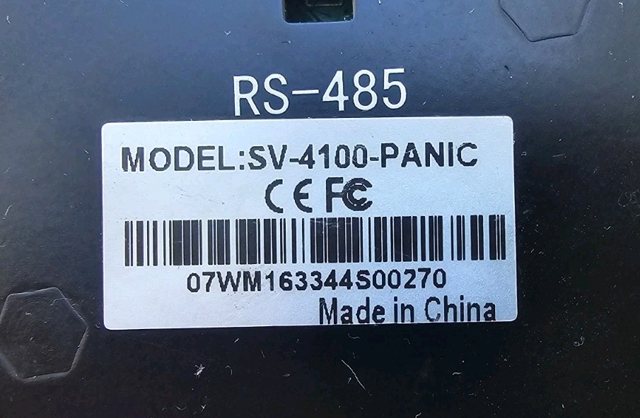 SAFETY VISION PANIC BUTTON REPLACEMENT MODULE ONLY SV-4100-Panic