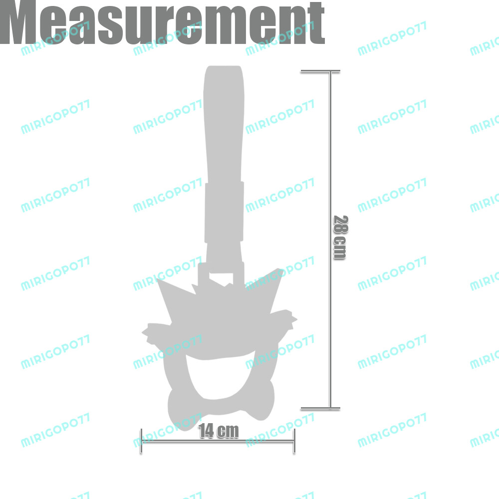 Car Accessory JDM Anime GENGAR TSURIKAWA Black Nylon Train Bus Handle Strap X1