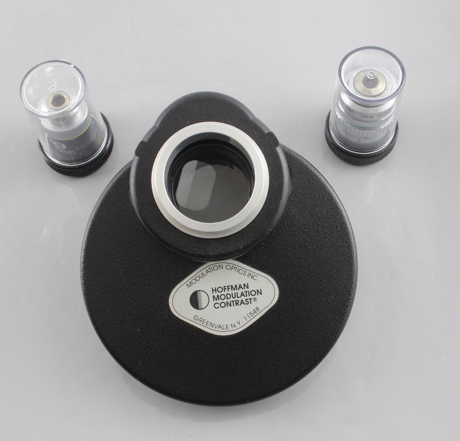 Nikon Hoffman Modulation Contrast Condenser Objective Set Diaphot Microscope