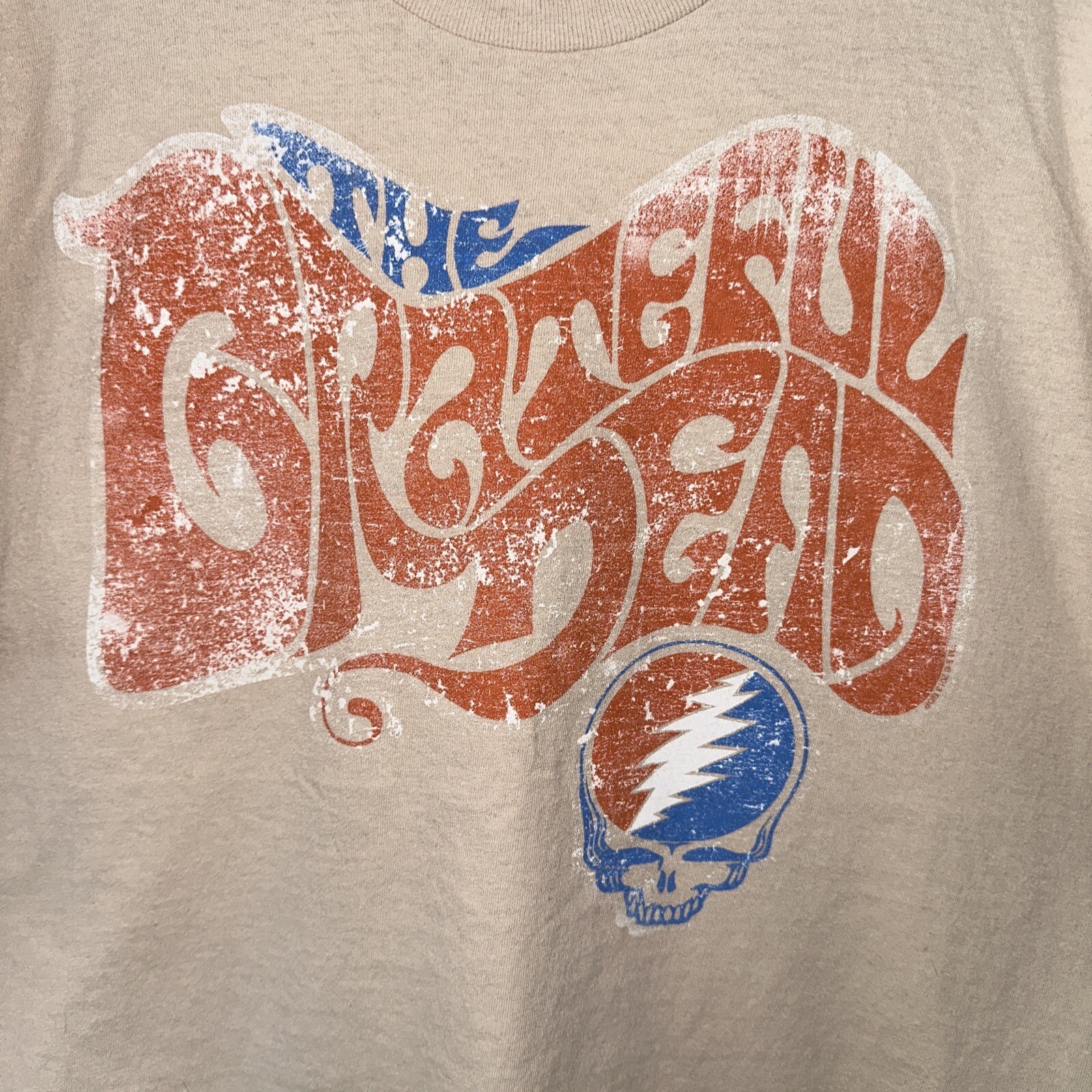 GRATEFUL DEAD XL T Shirt Liquid Blue
