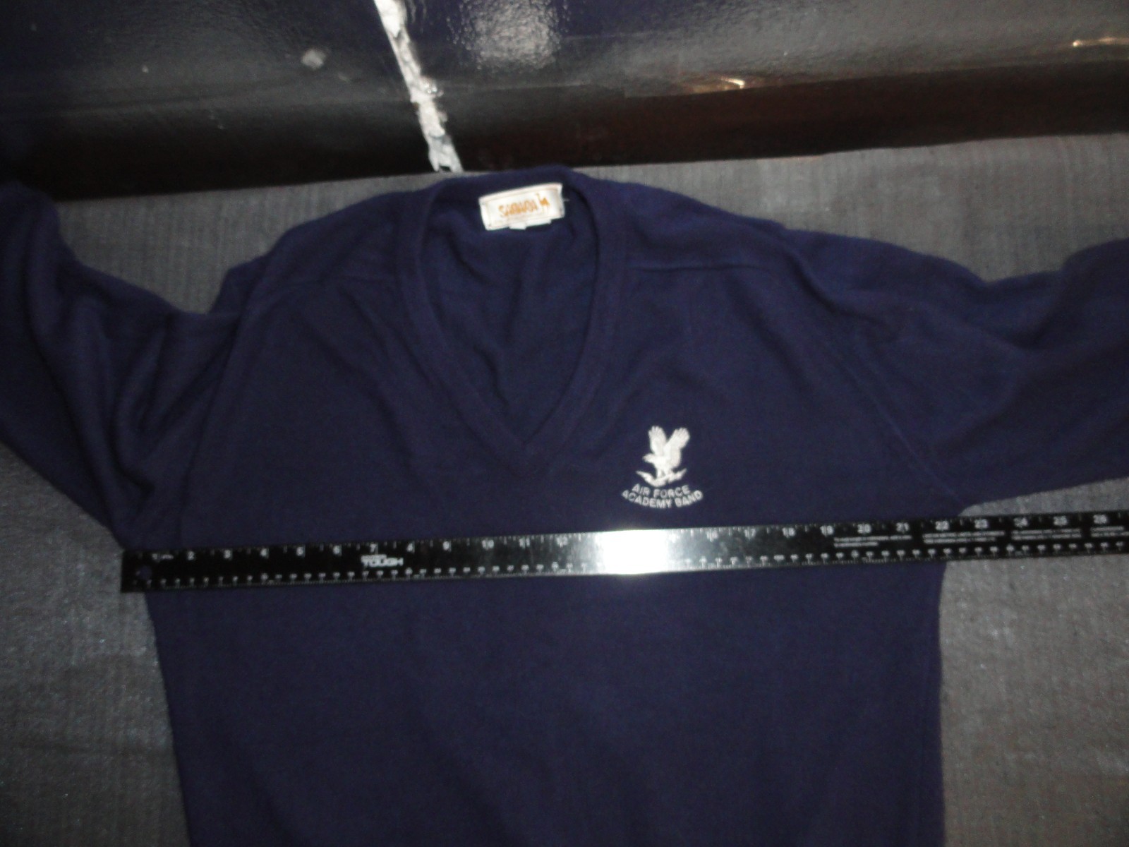 USAFA AIR FORCE ACADEMY BAND REGULATION BLUE UNIFORM SWEATER MEDIUM
