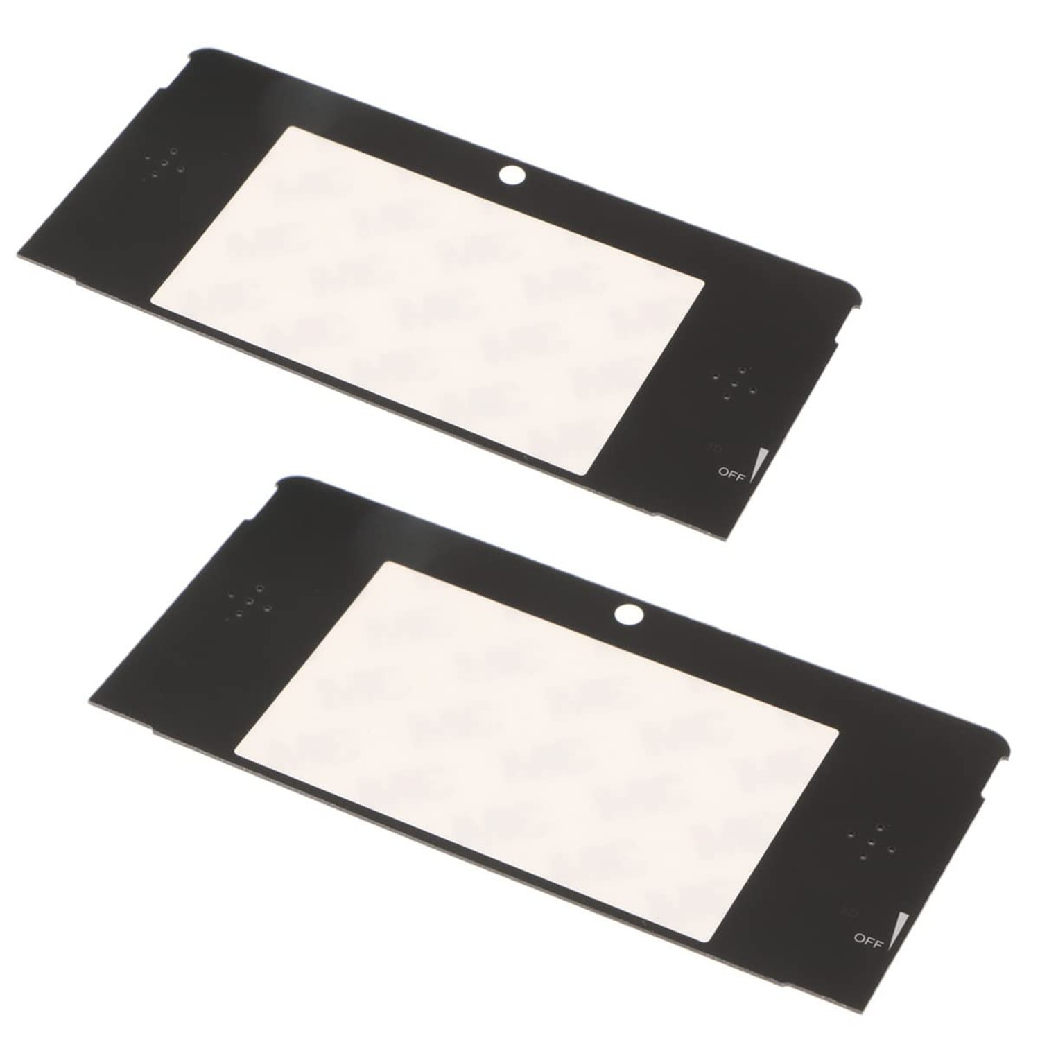 2pcs Replacement 3DS Display Faceplate Top Front LCD Screen Lens Cover for Ni...