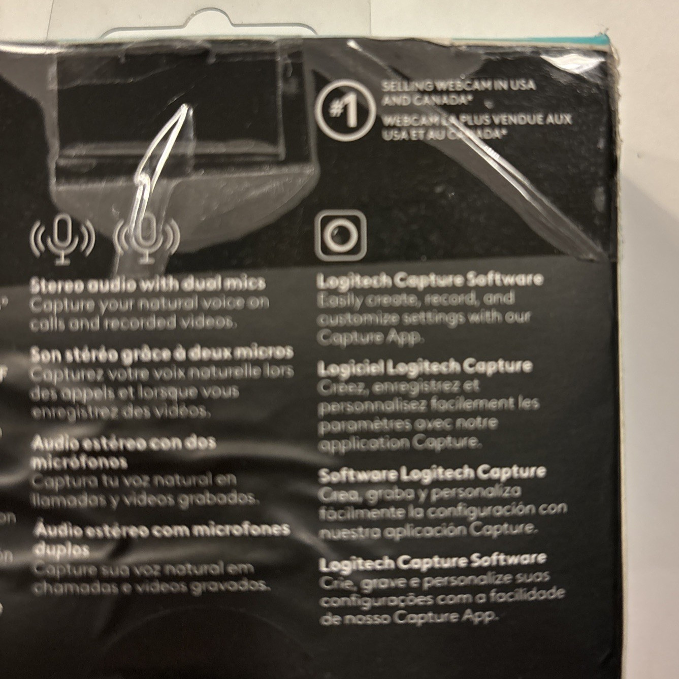 LOGITECH C920s PRO HD WEBCAM FULL HD 1080p BLACK