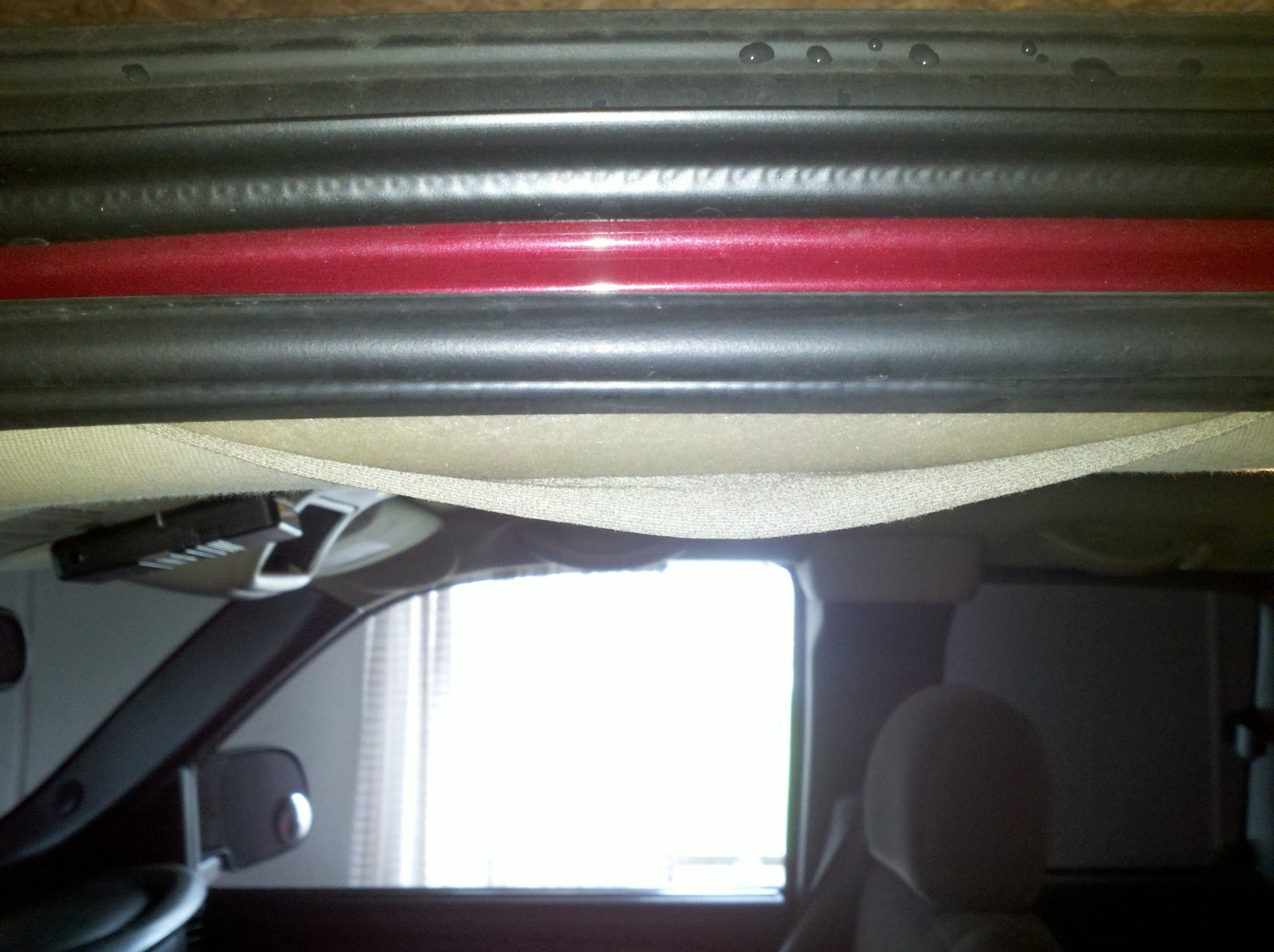 Silverado headliner loose on the edge fix -  above windshield 55" length sierra