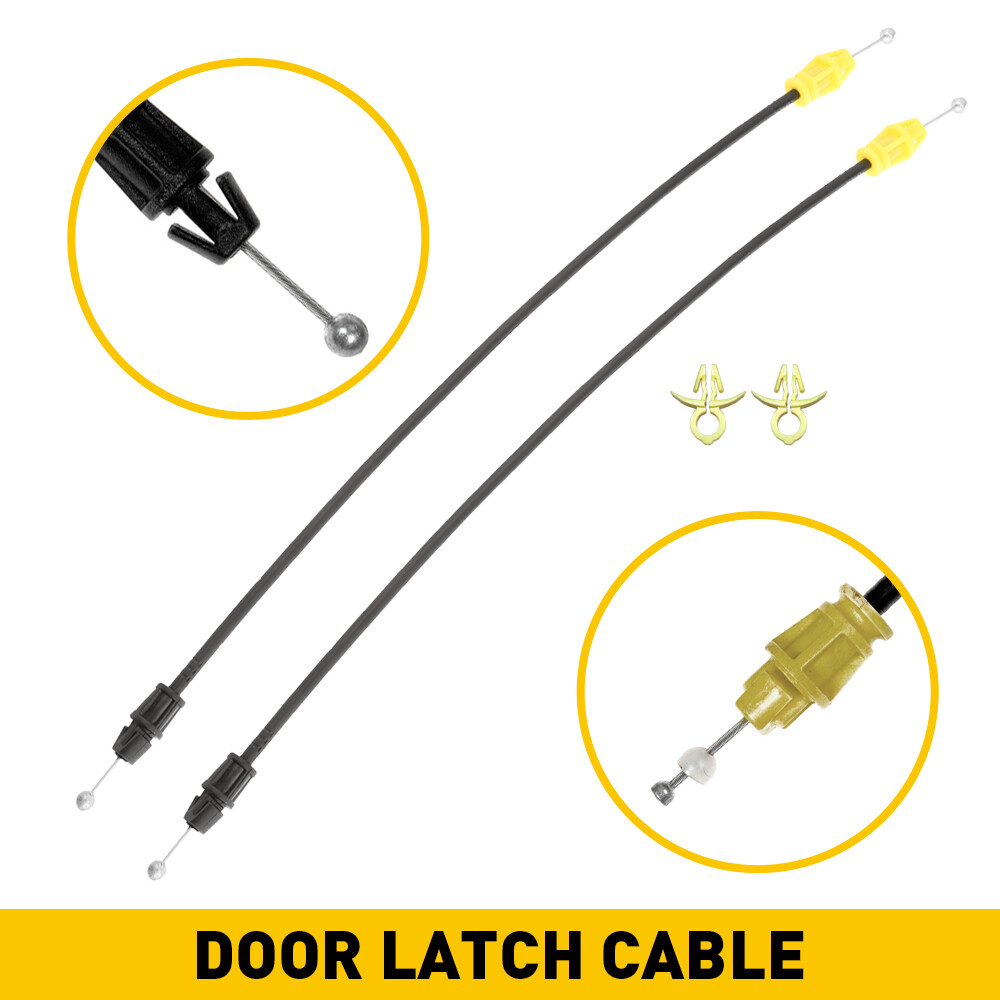 For 2010-2014 GMC Sierra 2500 3500 HD SLT Car Door Latch Cables Front Left Right