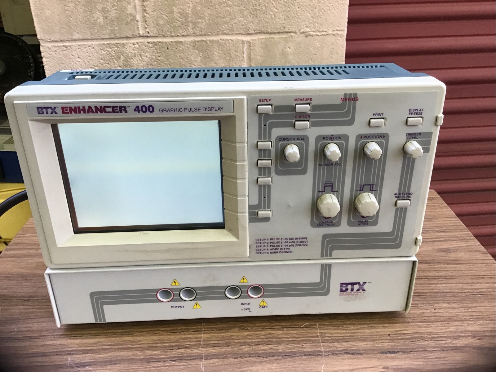 BTX Enhancer 400 Graphic Pulse Display