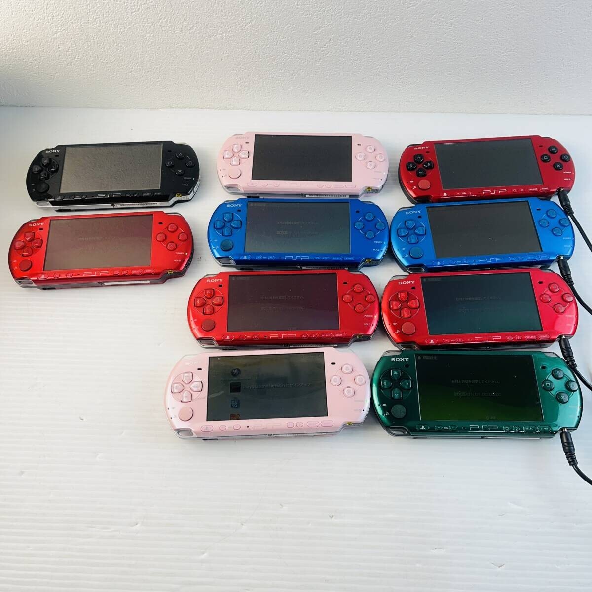 Wholesale Sony PSP-3000 PSP3000 Game Console random color Bulk Lot 10 working