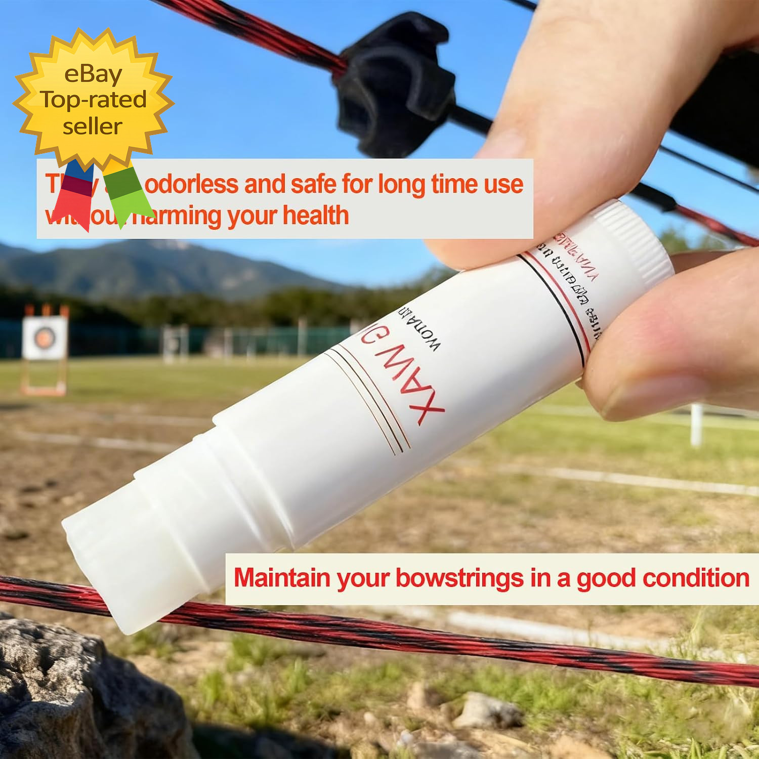 5Pcs Bowstring Wax Waterproof Archery String Wax Recurve Compound Bow Rail Lube