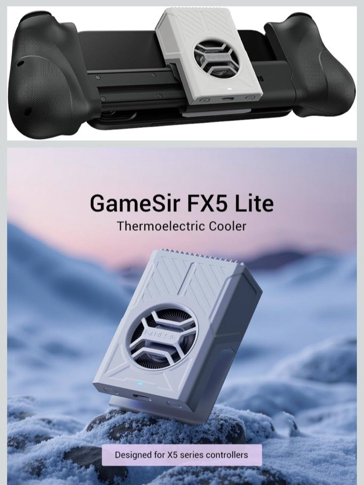 FX5 Lite Phone Cooler, Designed Specifically X5 Series Controllers, Equipped