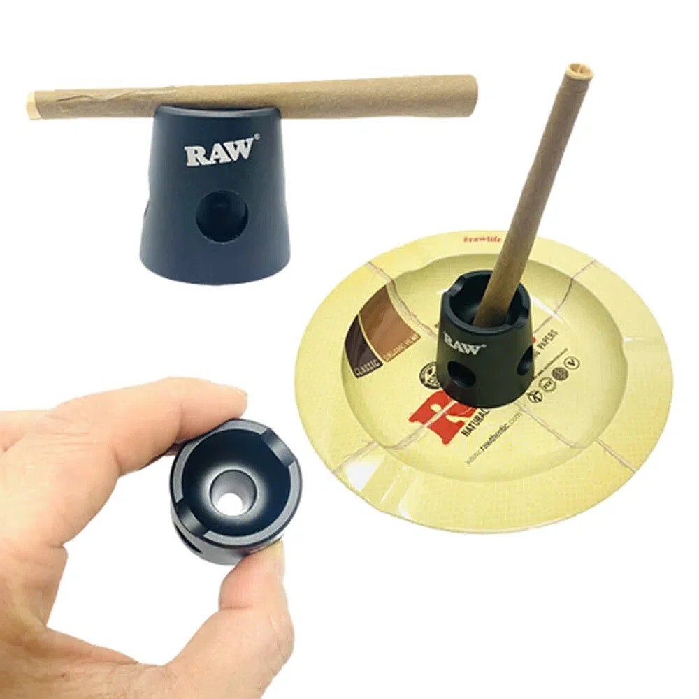 New  RAW Rolling Papers Magnetic Base CONE SNUFFER - 'RAWthentic' and 'RAWsome'