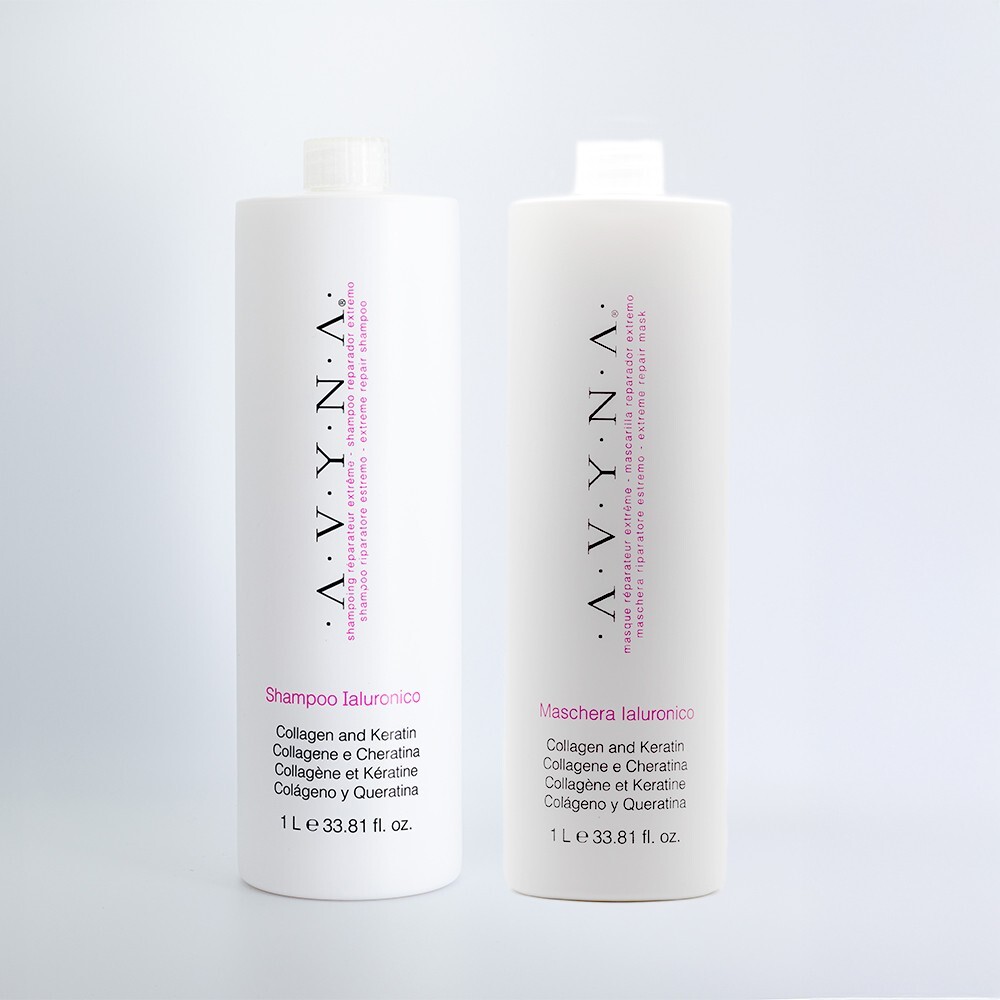 Avyna Shampoo & Conditioner Set for Damaged Hair with Hyaluronic Acid 33.81 Oz