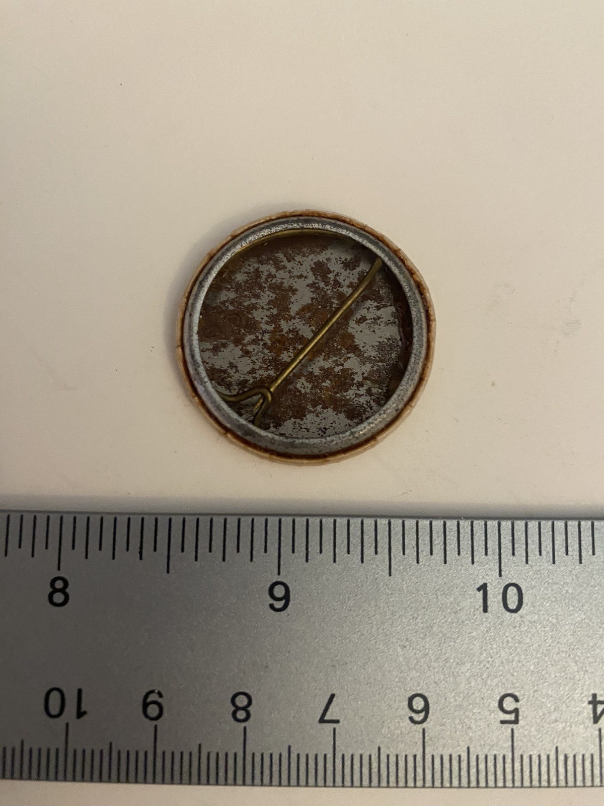 Retain Yeager Treasurer Pin Back Button P16