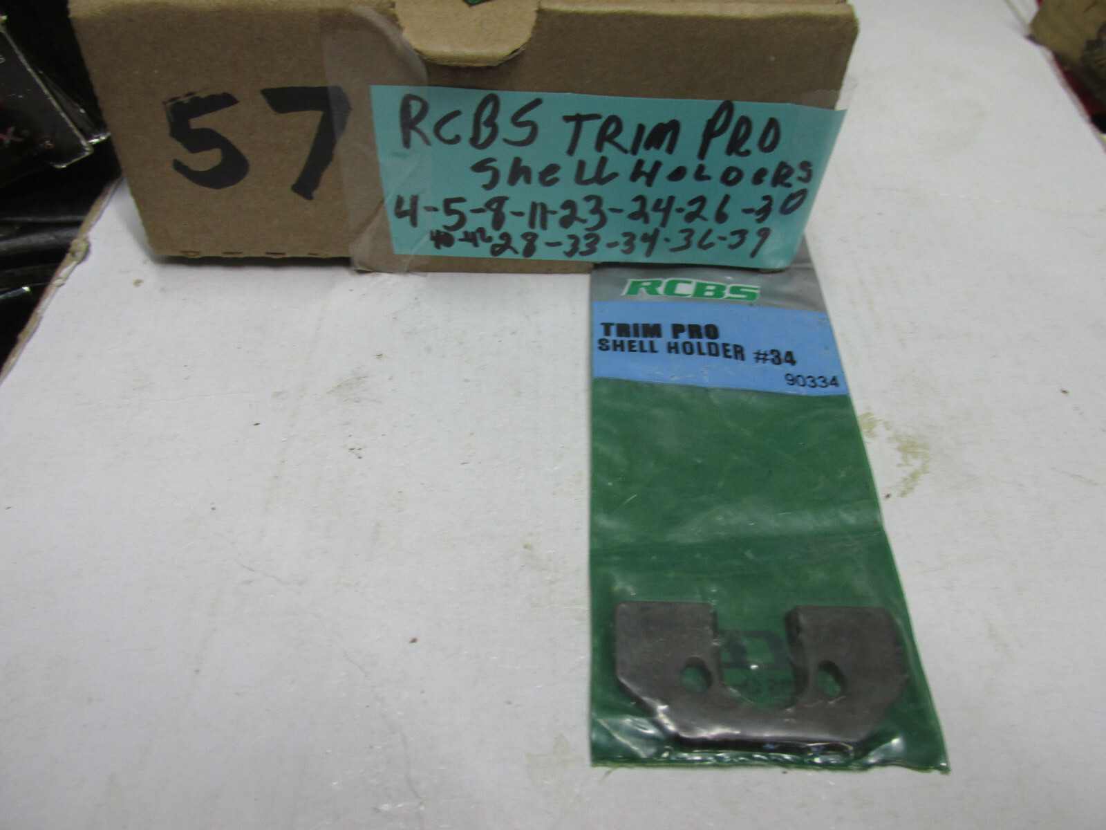 [57] RCBS trim pro shell holder #34 new