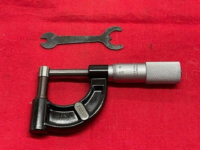 Starrett 569MBP Tube Micrometer 0-25mm Range, 9.5mm Min. Hole Size Vintage!!