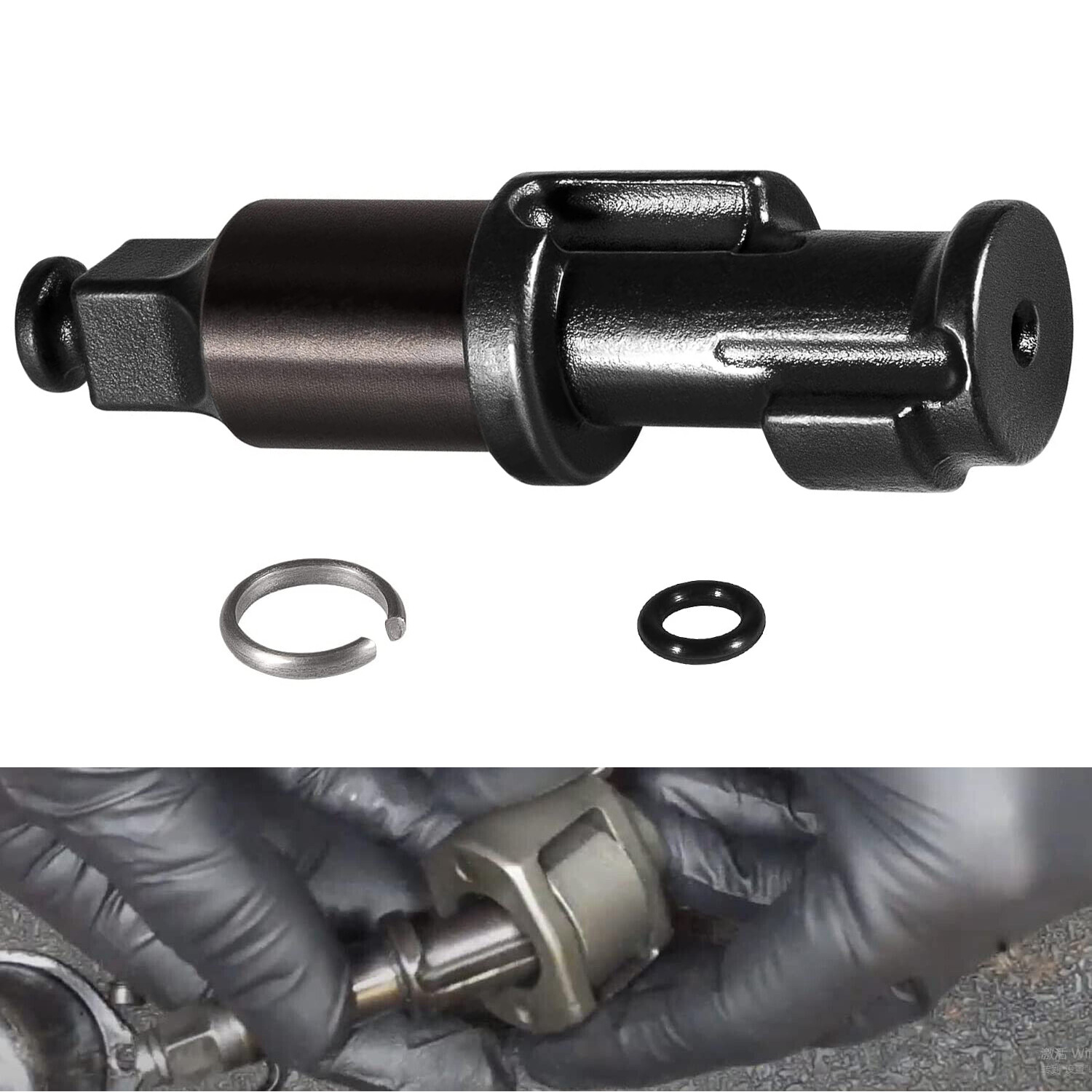 3/8" Impact Wrench Anvil w/ O Ring & Retainer Clip Fit for Ingersoll Rand IR2112