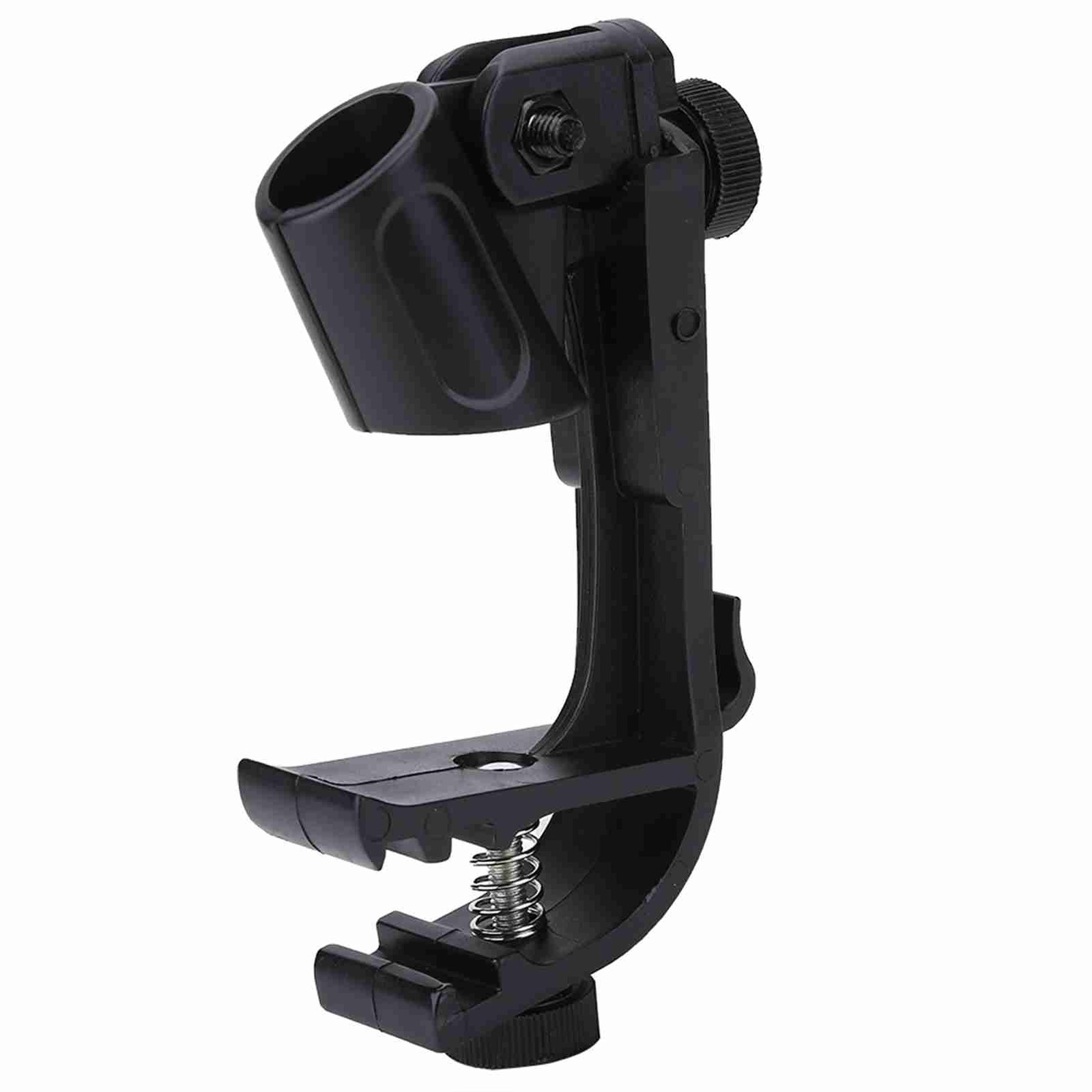 2 Pcs Adjustable Drum Mount Microphone Clip For Hands-Free Recording Or