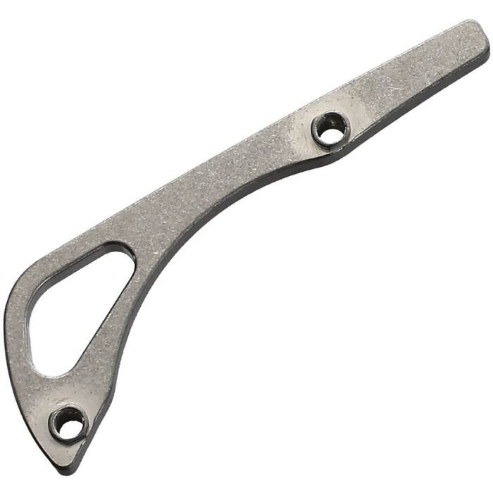 Flytanium Grade 5 Stonewashed Titanium Backspacer For Benchmade Bugout Knife
