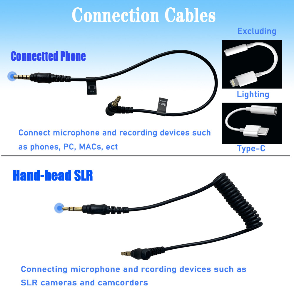 Universal Video Microphone Condensor For Nikon Canon DSLR Camera Android Mic US
