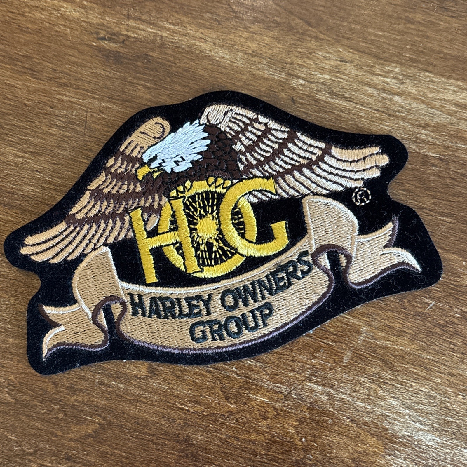 Vintage Harley-Davidson Harley Owners Group HOG Eagle Crest Embroidered Patch