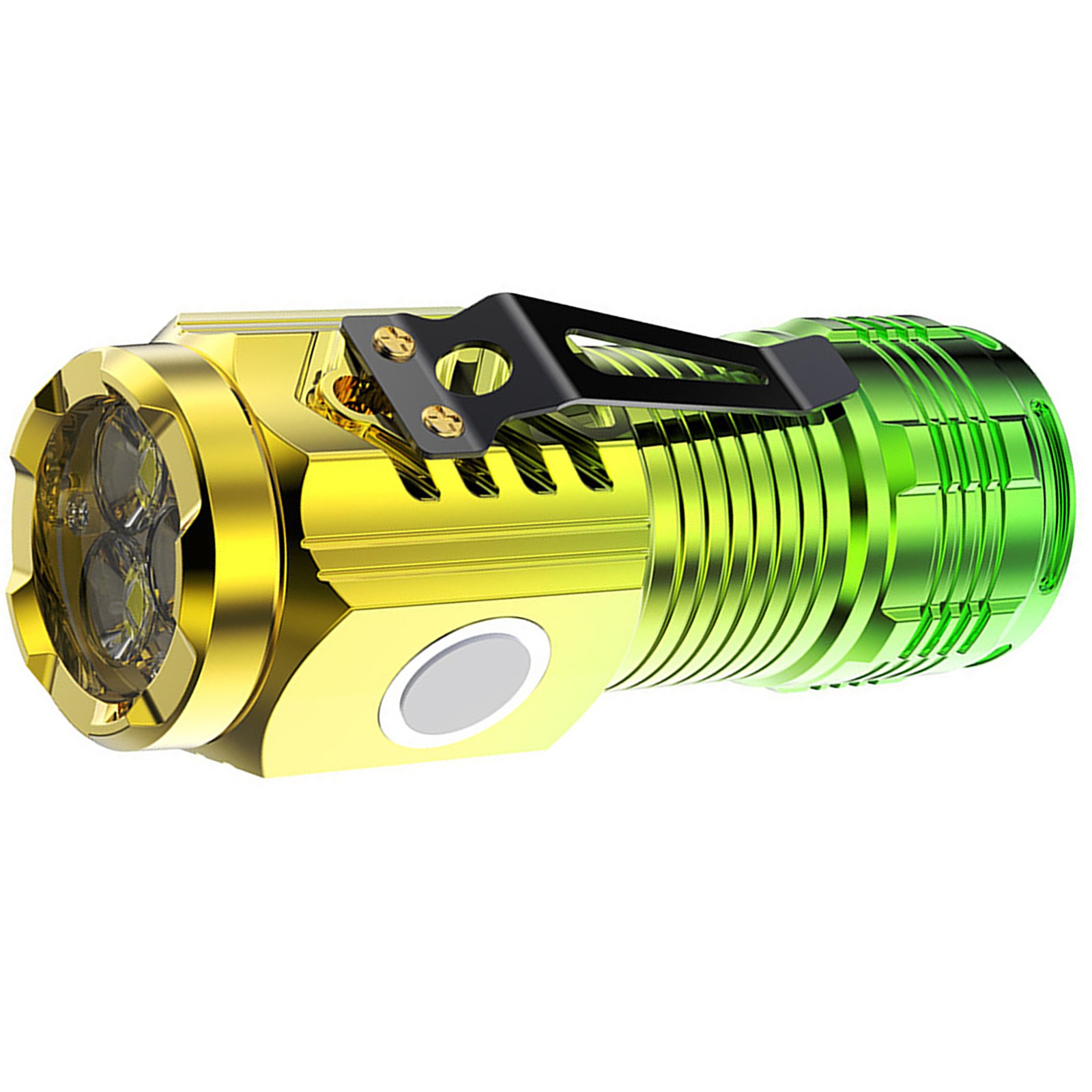 Portable Bright Flashlight 3* 3030LED Lamp Beads Super Bright Flashlight