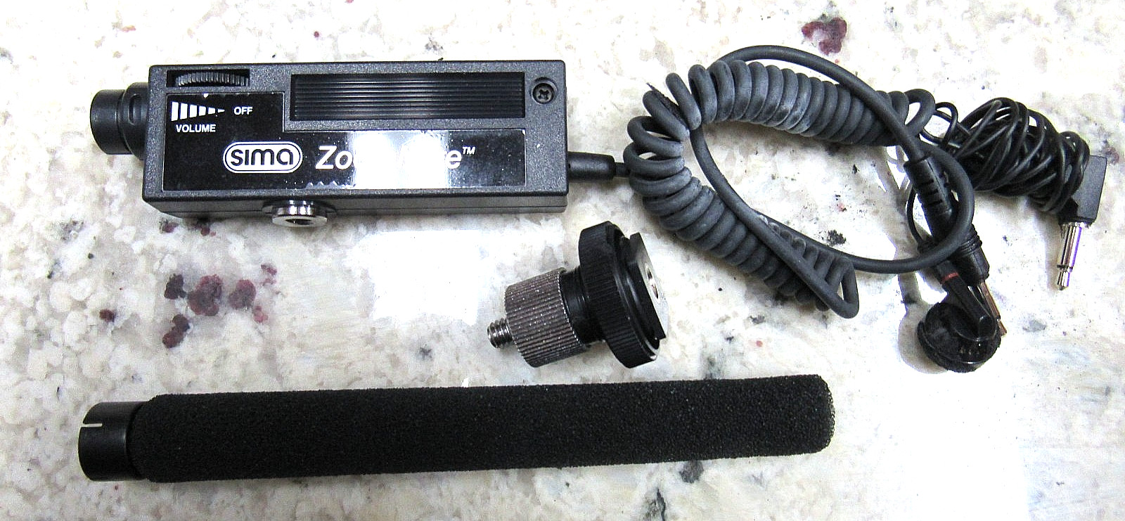 SIMA MICRO TELEMIKE UNIDIRECTIONAL ZOOM MICROPHONE GOOD CONDITION