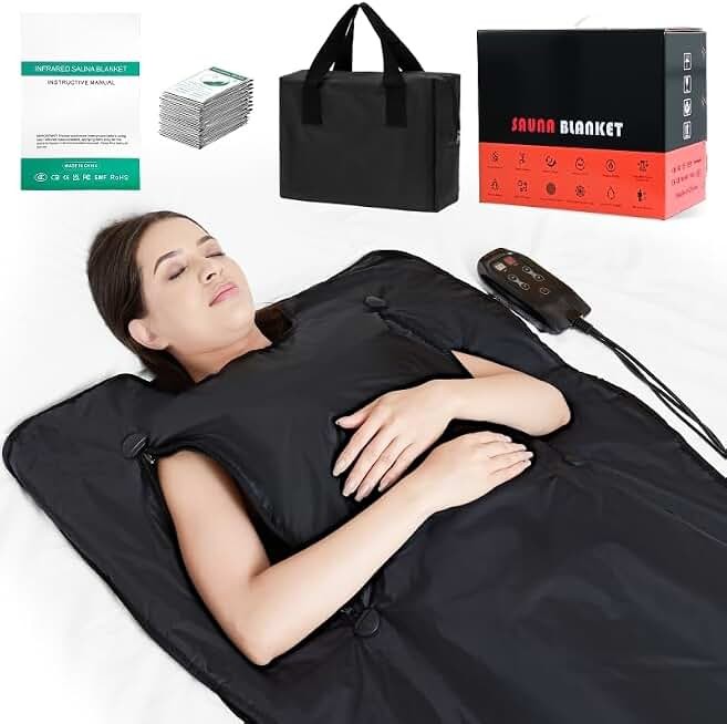 Sauna Blanket for Home: Portable Full Body Detox Wrap with Deep Heat Relaxation