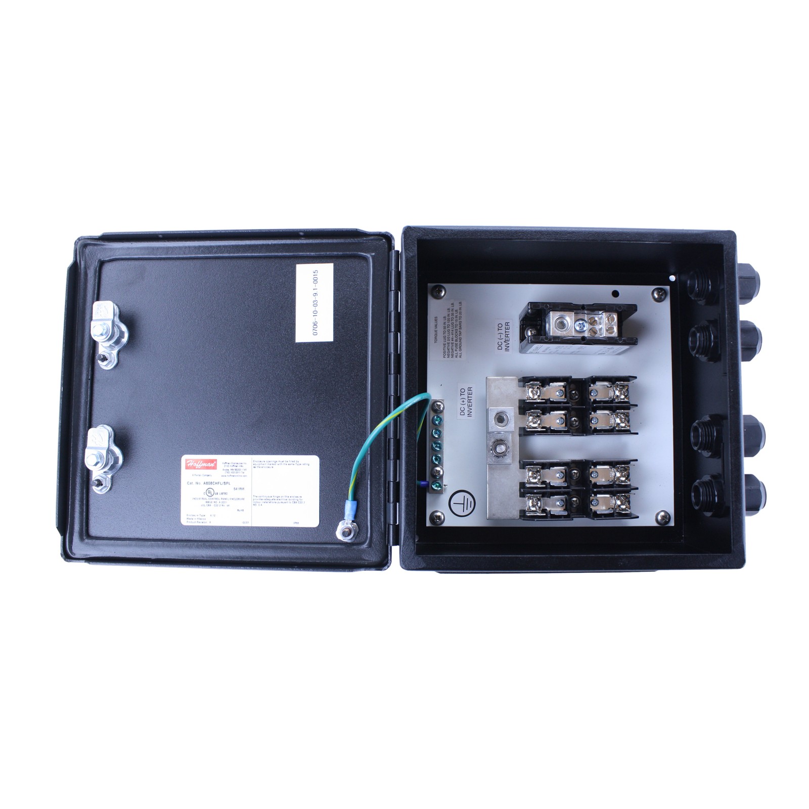 SANMINA SCI SOLAR INVERTER NEMA 4 & 12 HINGED COVER JUNCTION RELAY WIRING BOX