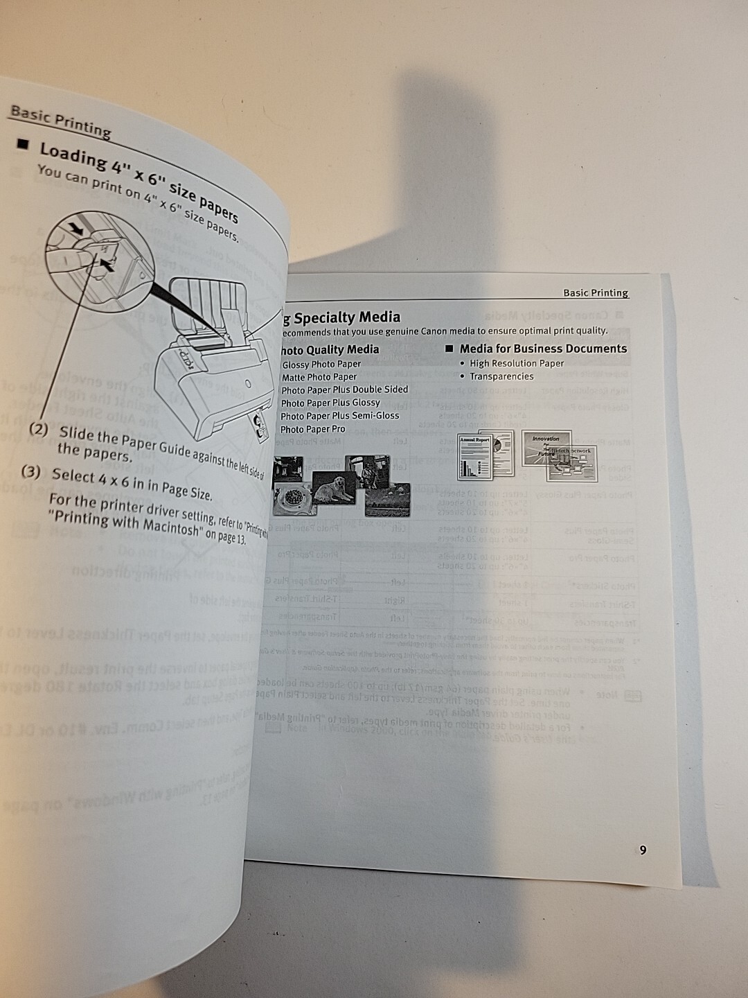 Canon Pixma iP 1600 Quick Start Guide