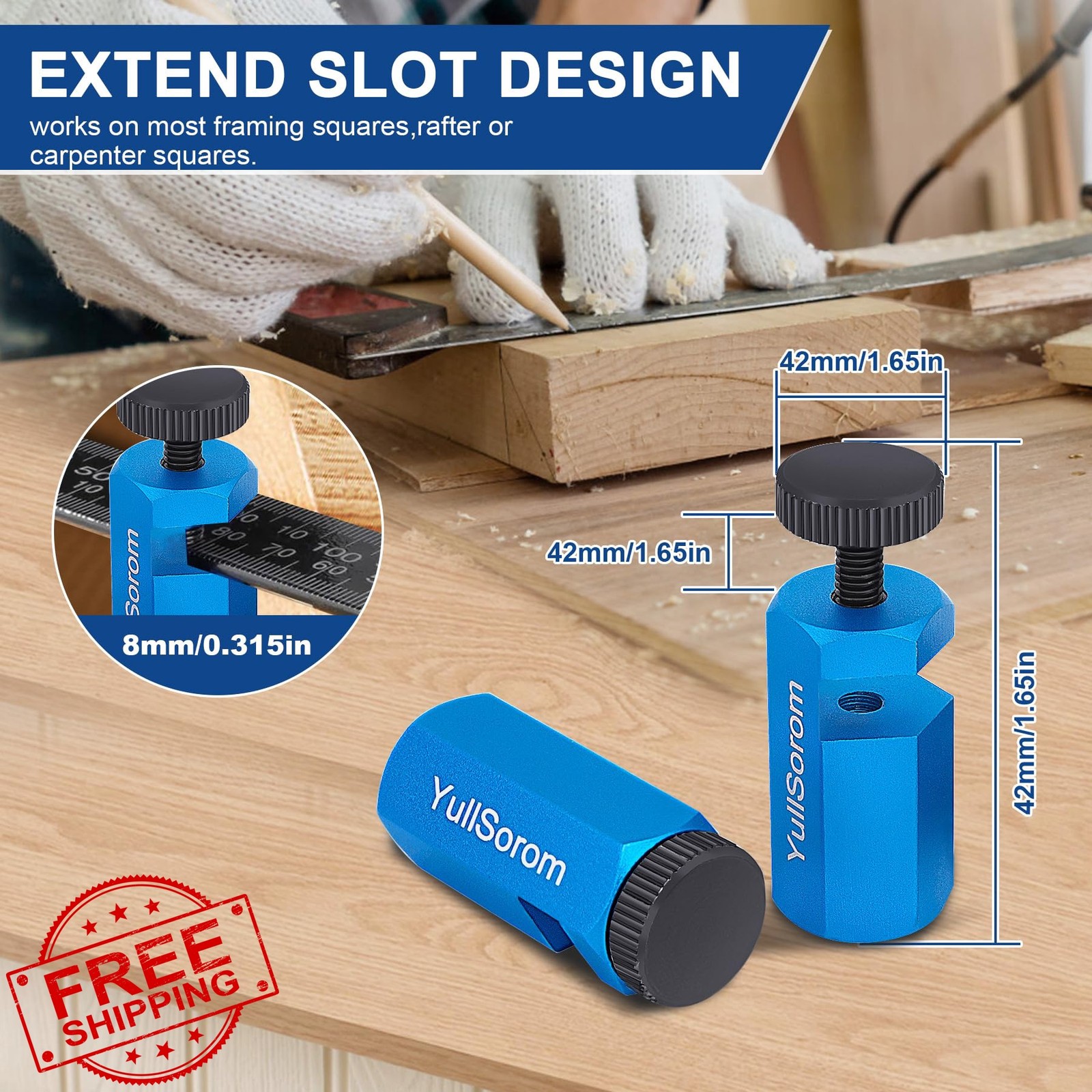YullSorom Stair Gauges Blue Kit