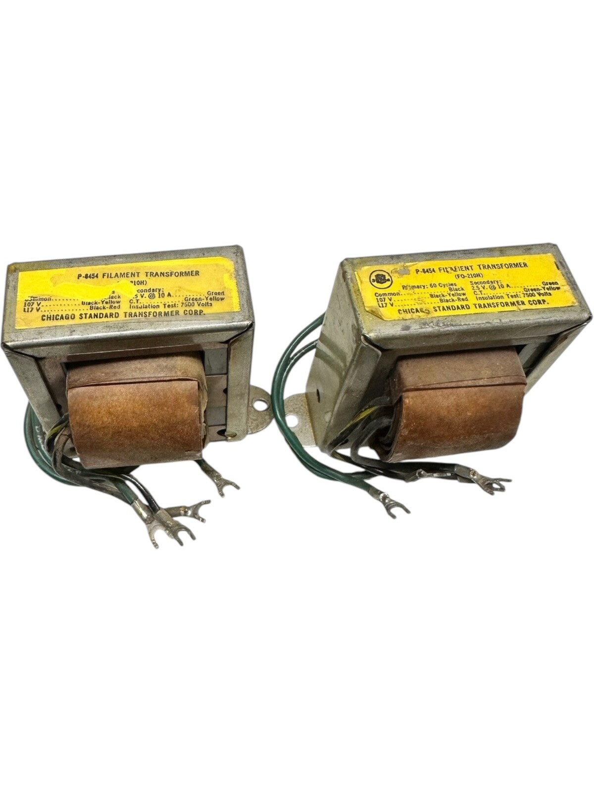 Stancor P-6454 Filament Transformer (LOT OF 2) 🔥Fast Shipping🔥