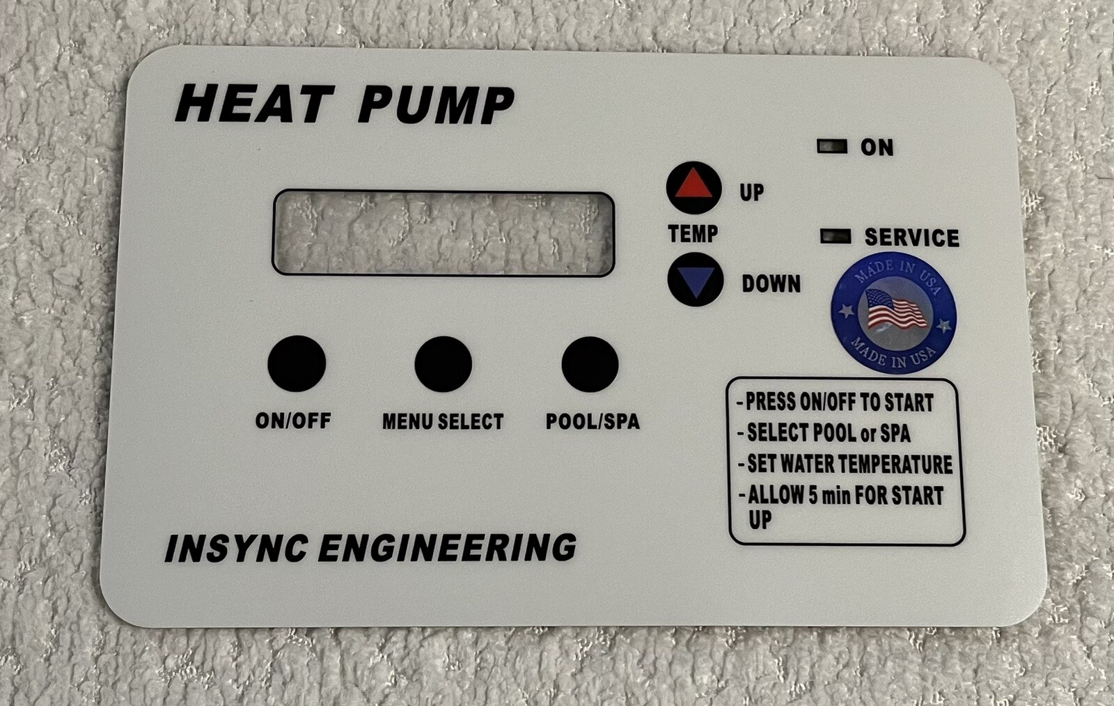 Comp Pentair UltraTemp Ultra Temp Heat Pump Membrane 472734 473425 473693 473711