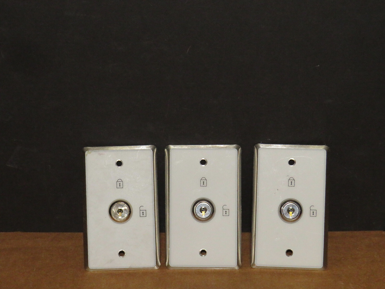 LOT OF 3 EDWARDS RKEY REMOTE KEY SWITCH NO KEY
