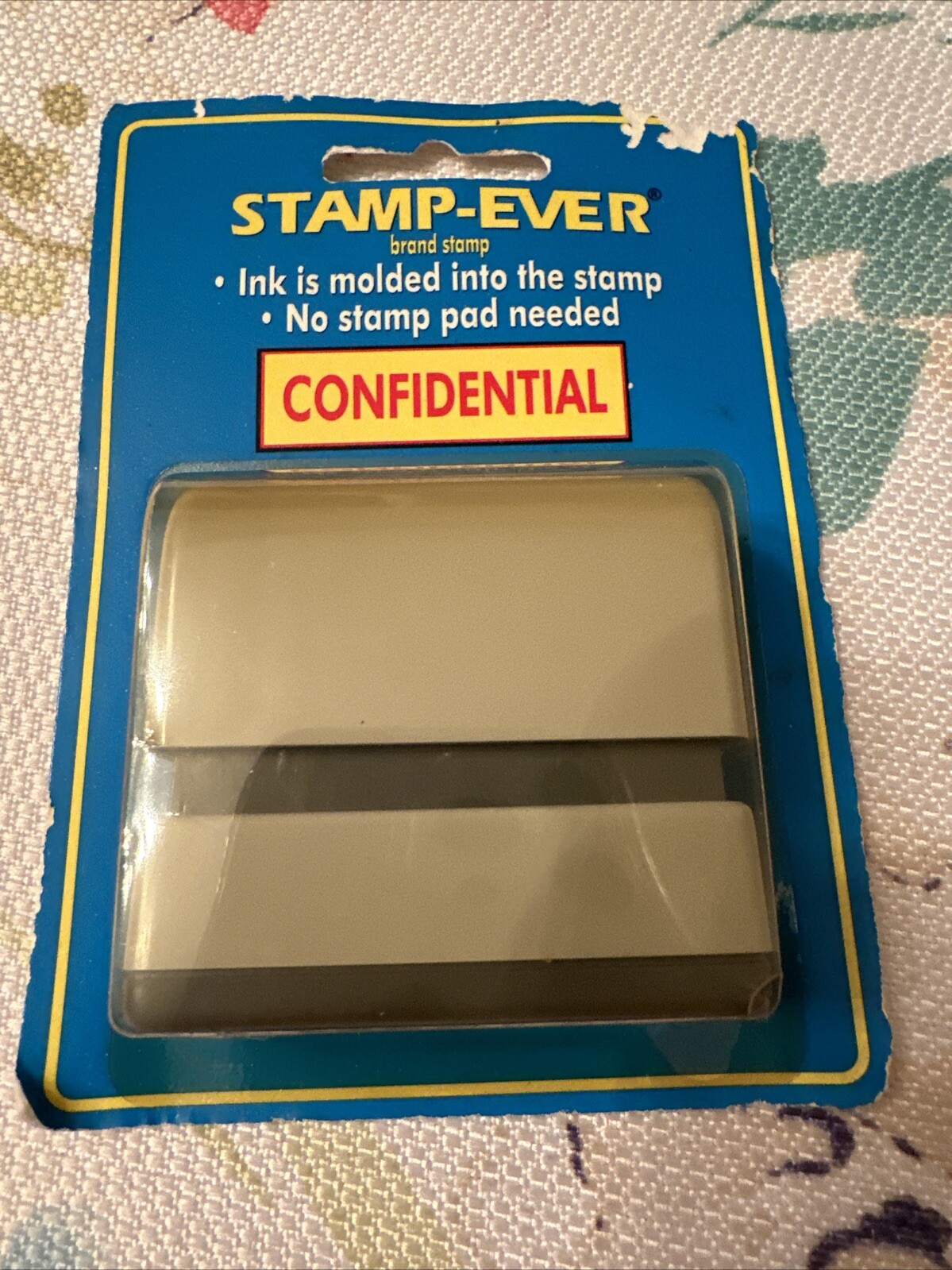 Stamp-Ever Pre-Inked Red Stamp “Confidential” New