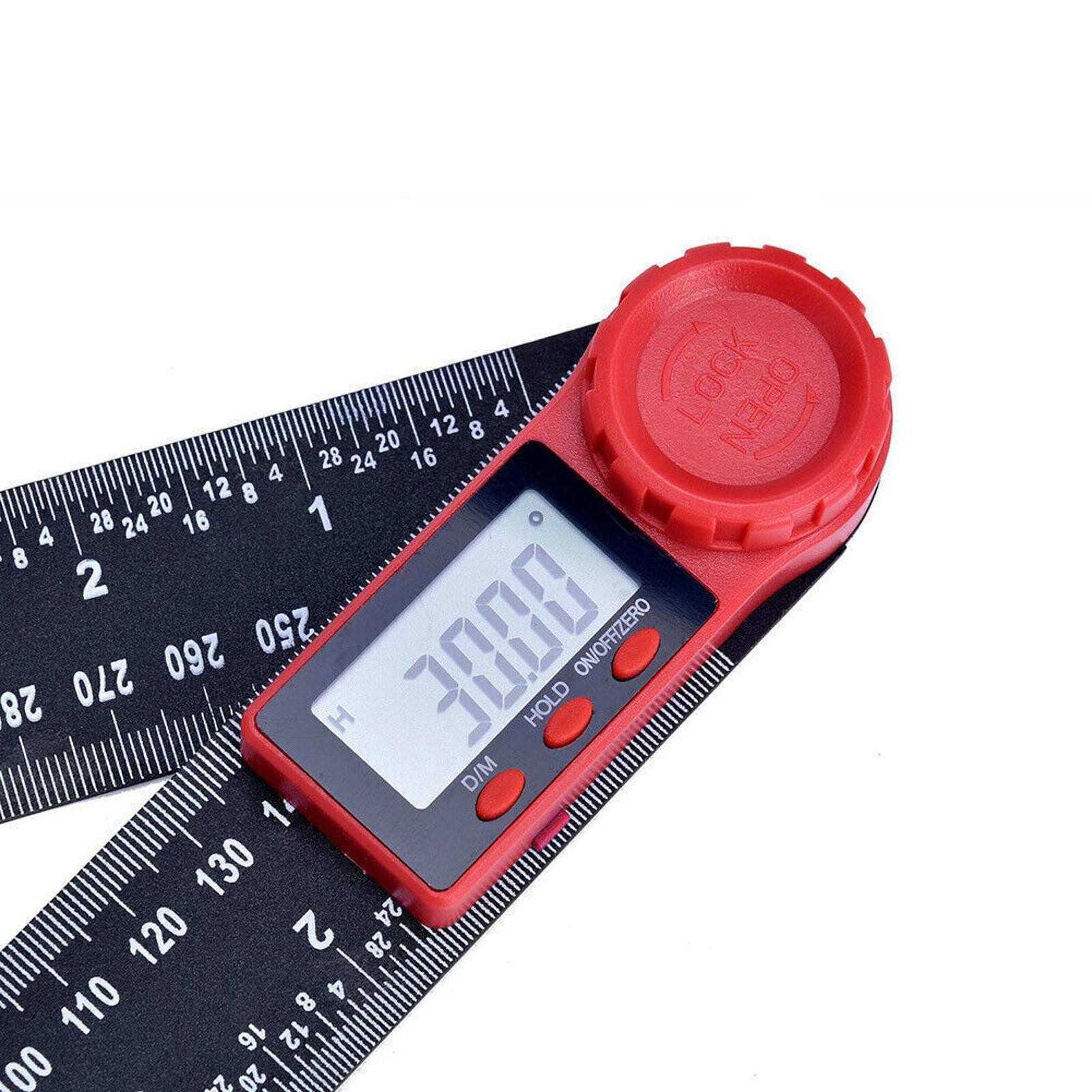 200mm Digital Finder Meter Protractor Goniometer Angle Ruler 360° Measurer