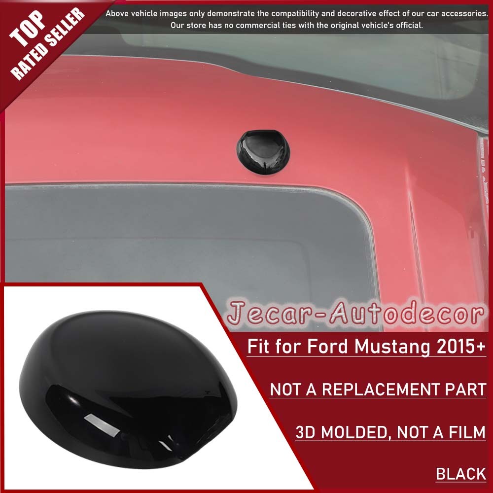 Roof Antenna Base Decor Cap Cover Trim Shell For Ford Mustang & F150 2015-2020