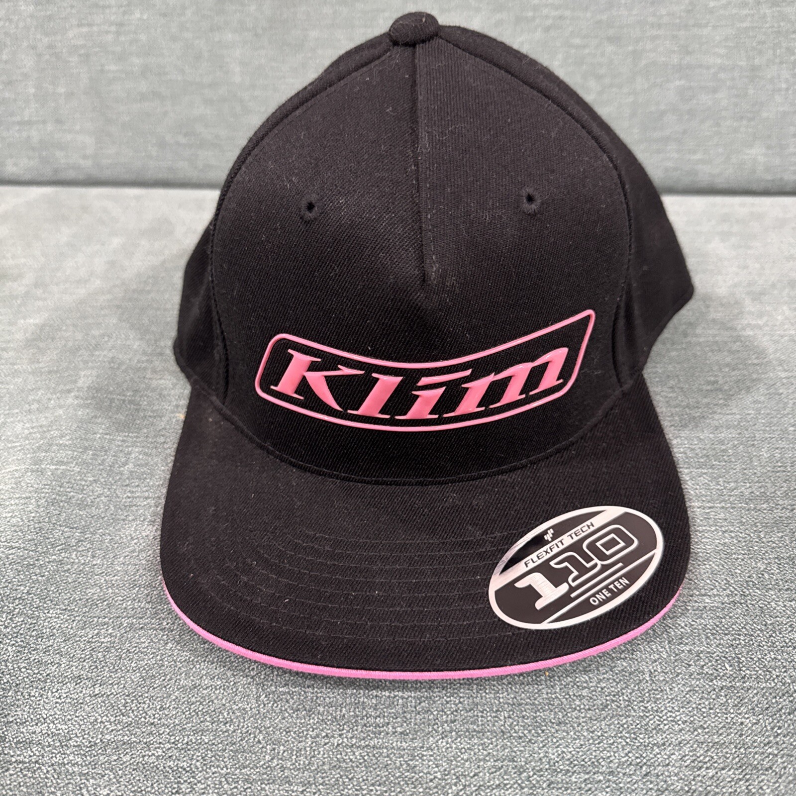 KLIM CORP HAT SNAPBACK KLIM SNOWMOBILE HAT PINK KLIM LOGO HAT USED