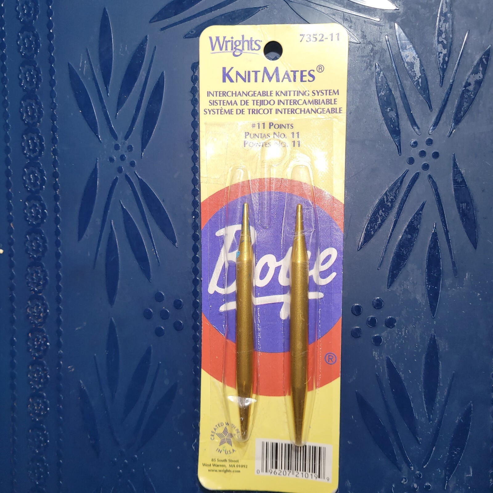 Wright's KNITMATES- #7352 - 11 (#11 Points)- New/Sealed